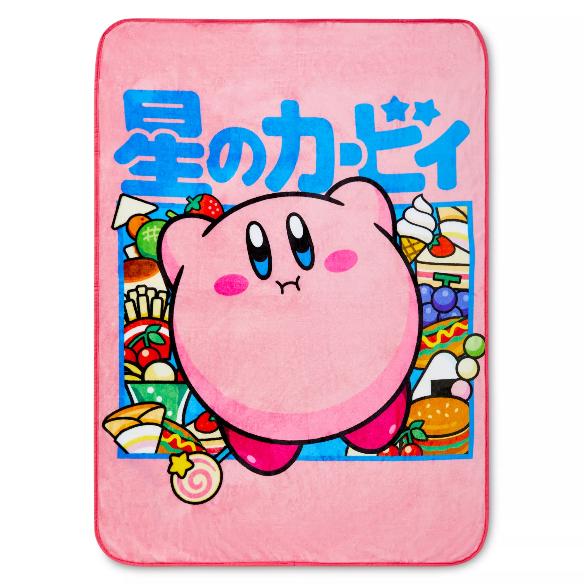 Kirby Food Fleece Blanket at Spencer's