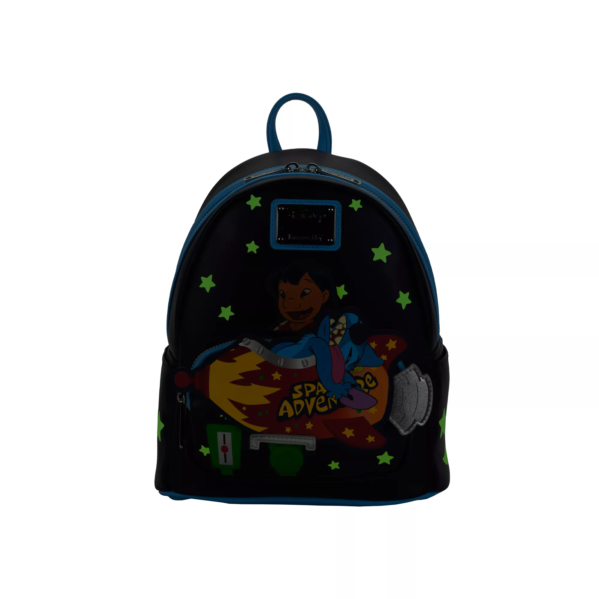 Loungefly Glow in the Dark Space Adventure Mini Backpack - Lilo & Stitch at Spencer's