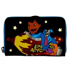 Loungefly Glow in the Dark Space Adventure Zip Wallet - Lilo & Stitch at Spencer's