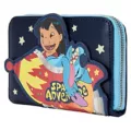 Loungefly Glow in the Dark Space Adventure Zip Wallet - Lilo & Stitch at Spencer's
