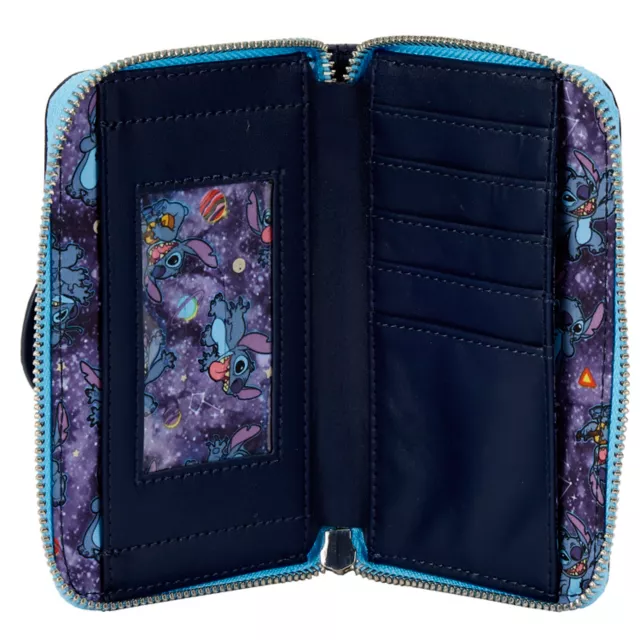 Loungefly Glow in the Dark Space Adventure Zip Wallet - Lilo & Stitch at Spencer's