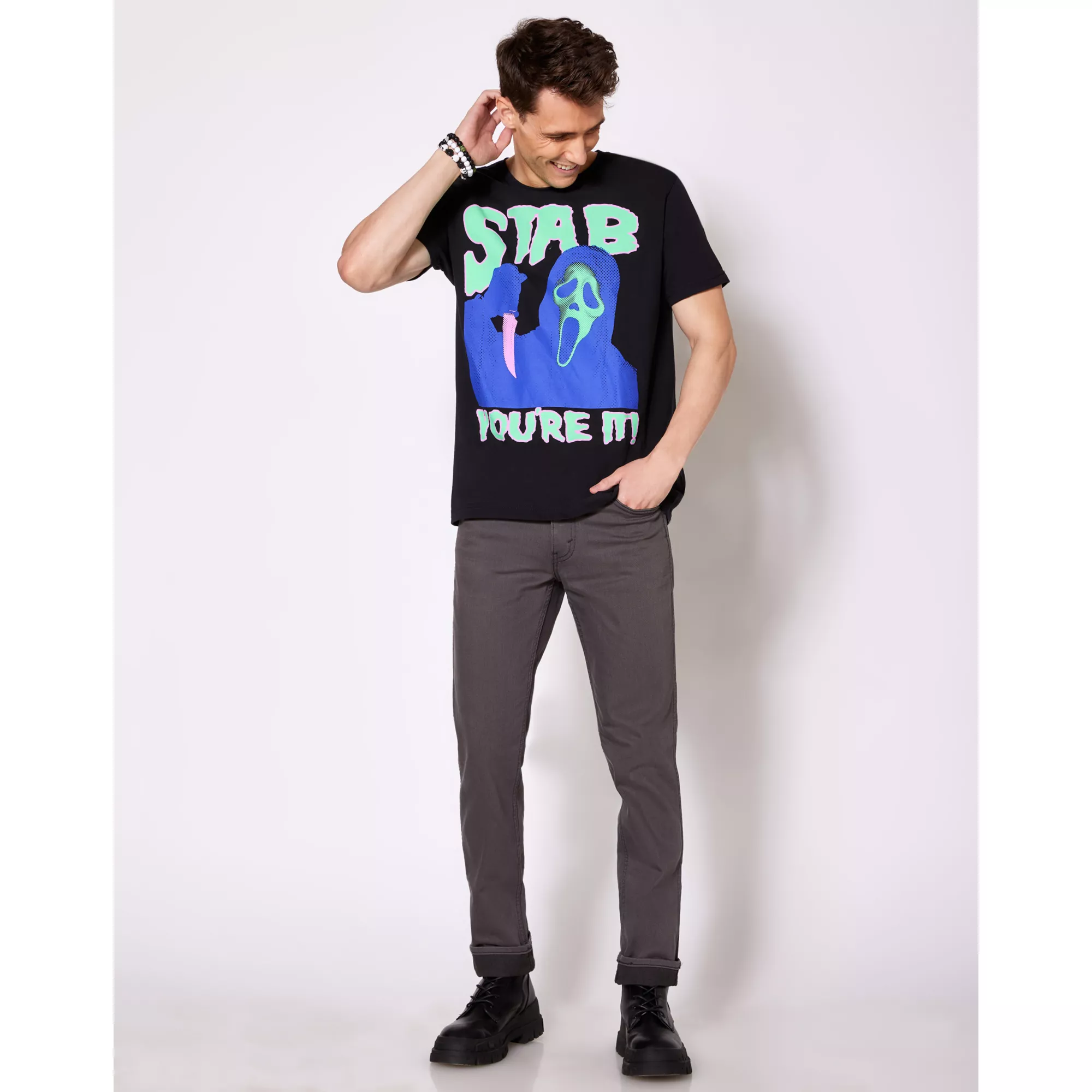 Ghost Face Stab You're It T Shirt at Spencer's