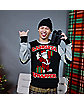 Light-Up Gangsta Wrapper Ugly Christmas Sweater