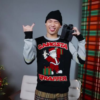 Gangster christmas jumper best sale