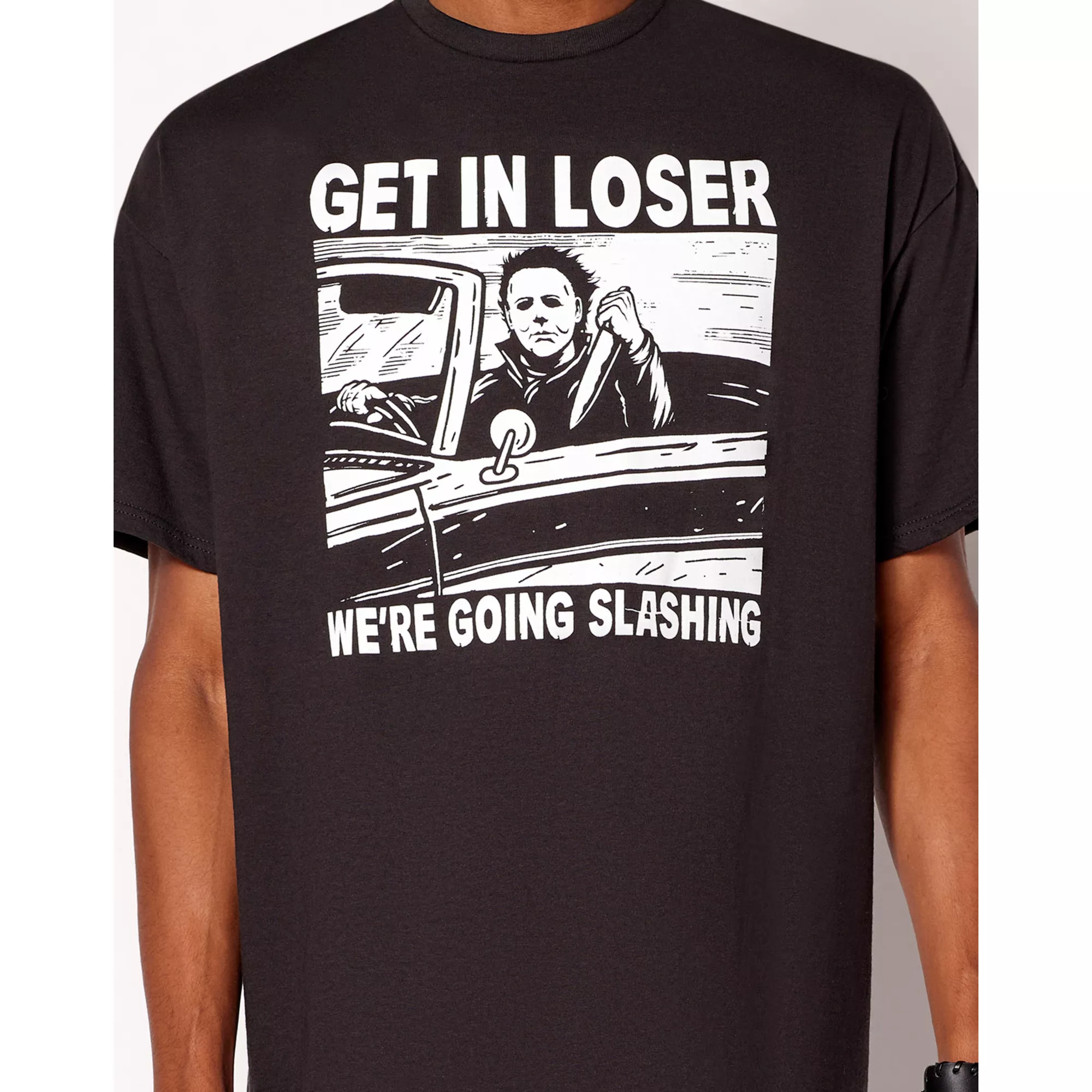 Going Slashing Michael Myers T Shirt - Halloween at Spencer's