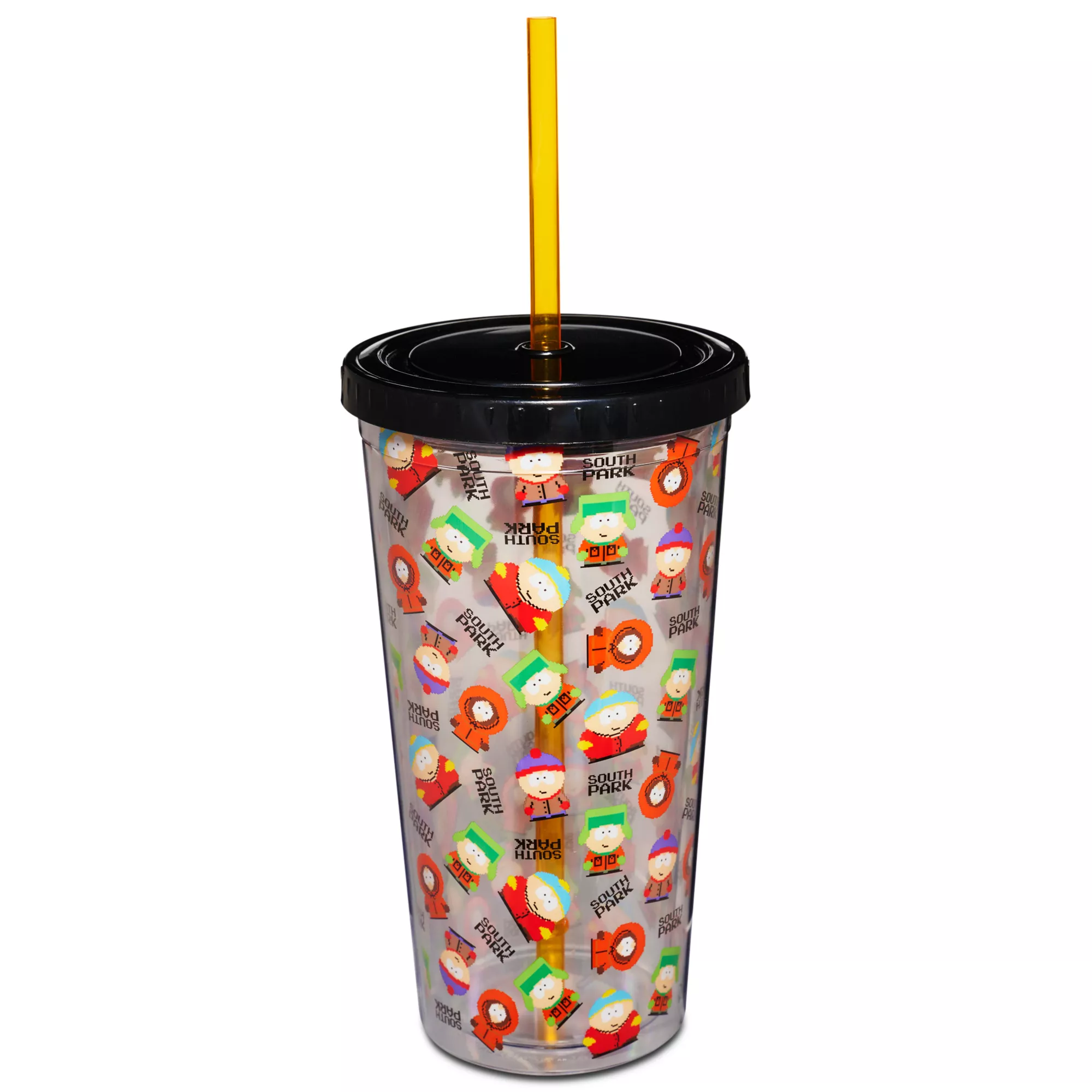 Characters South Park Cup with Straw - 20 oz. at Spencer's