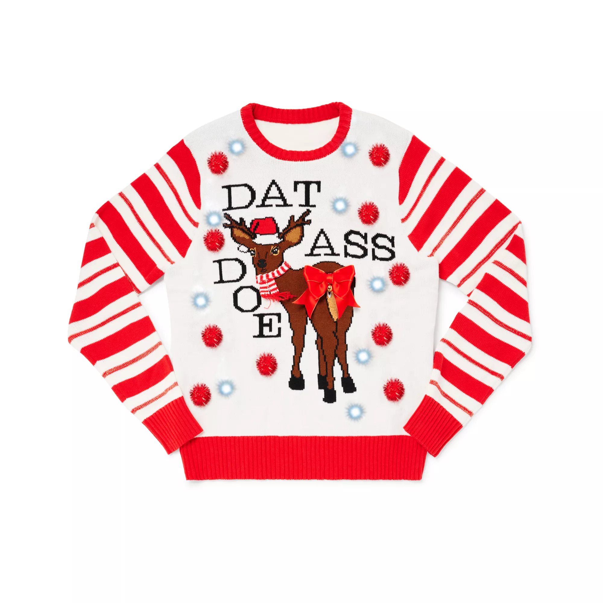 Light-Up Dat Ass Doe Christmas Sweater at Spencer's