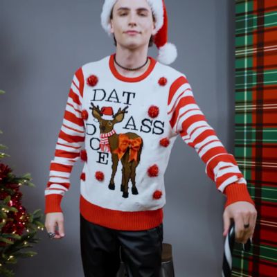 Light-Up Dat Ass Doe Ugly Christmas Sweater