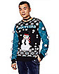 Light-Up Fuck It's Cold Snowman Ugly Christmas Sweater