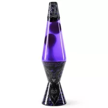 14.5 Inch Black and Purple Baphomet Pentagram Lava Lamp at Spencer's