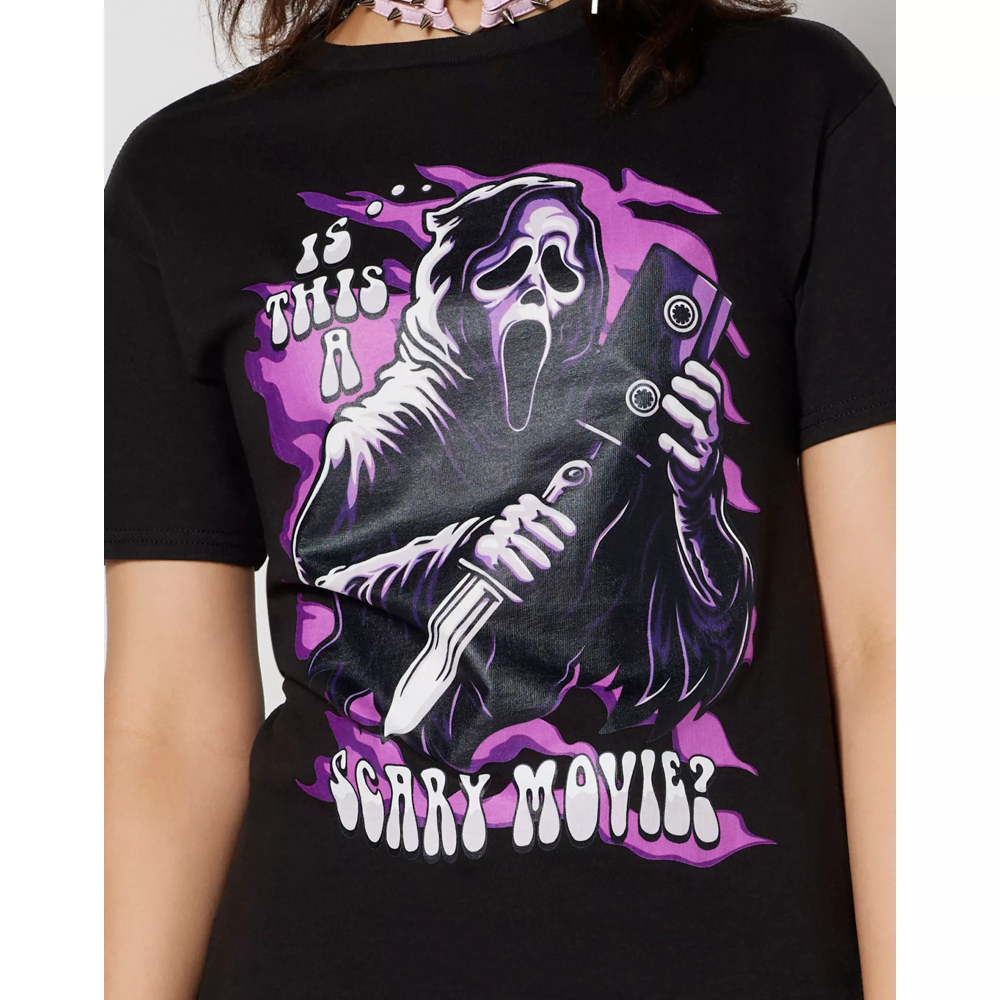 Ghost Face Scary Movie T Shirt at Spencer's