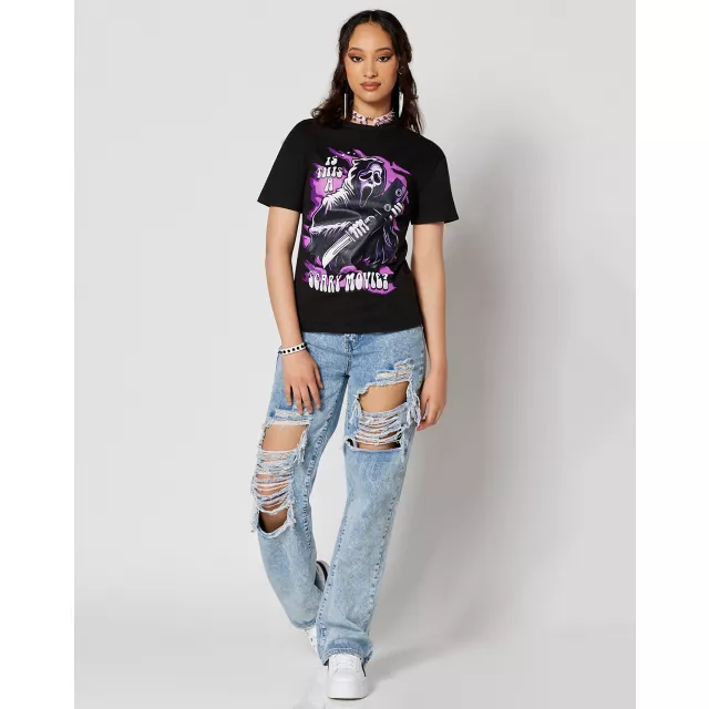 Ghost Face Scary Movie T Shirt at Spencer's