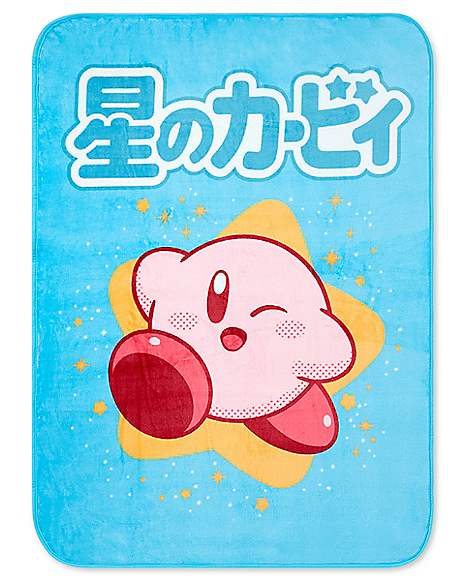 Kirby Star Fleece Micro Blanket - Nintendo - Spirithalloween.com