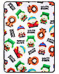 8 Bit Print Sherpa Fleece Blanket - South Park
