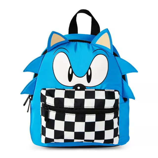 3D Sonic Checkered Mini Backpack Sonic the Hedgehog