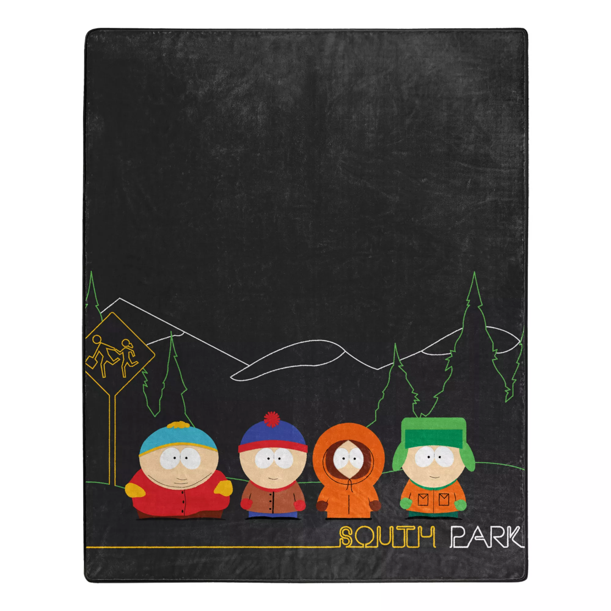 South Park Neon Boys Sherpa Fleece Blanket at Spencer's