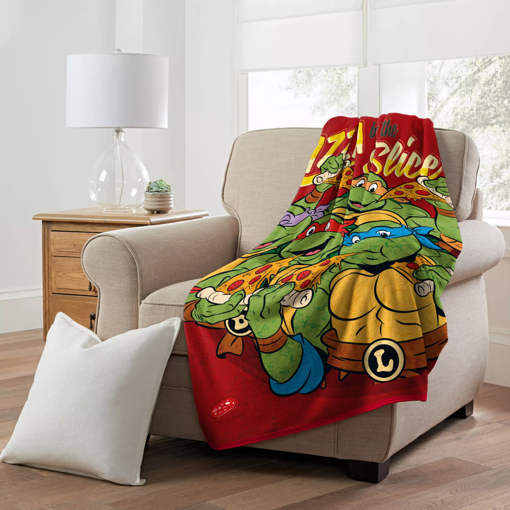Teenage Mutant Ninja Turtles Nice Slice Fleece Blanket at Spencer's
