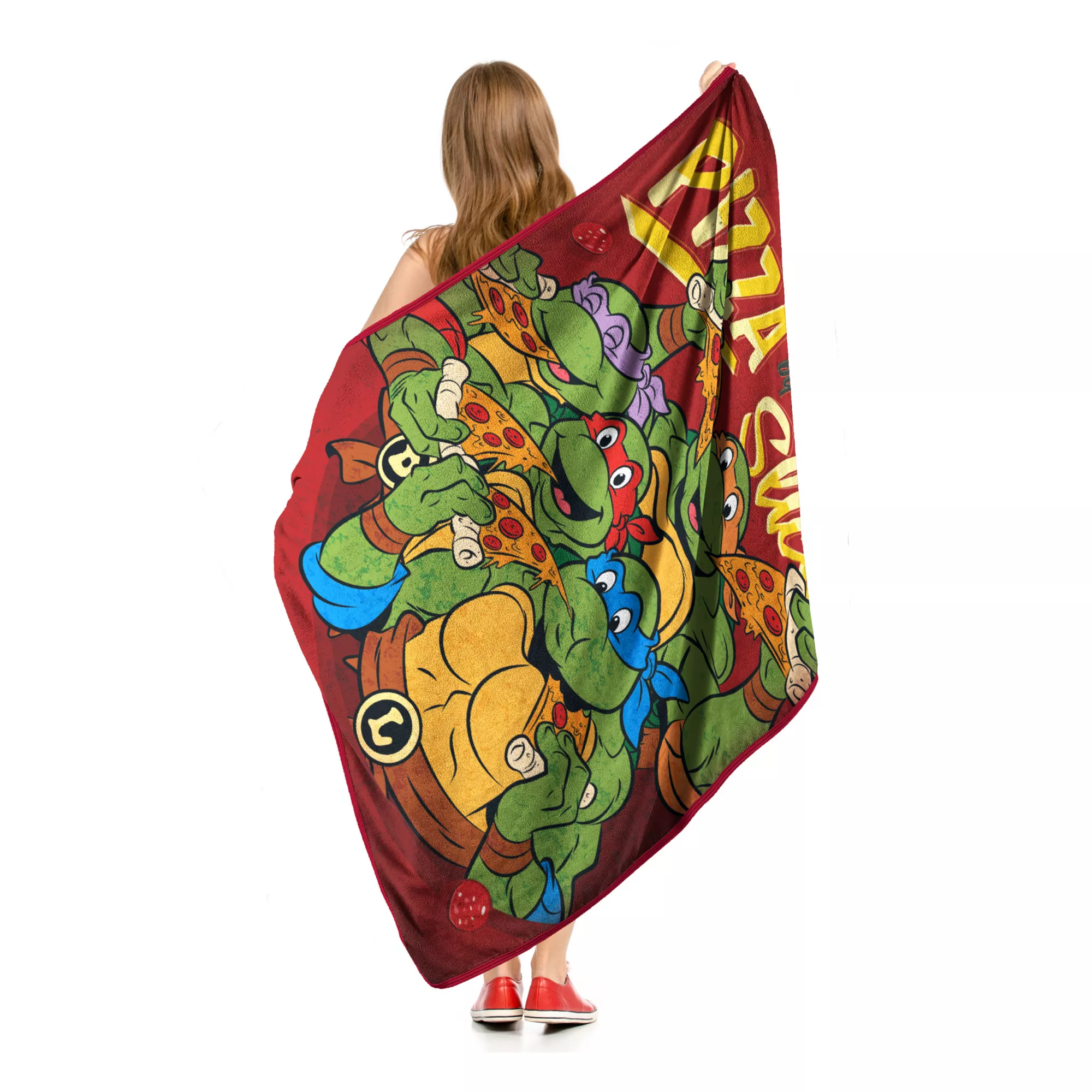Teenage Mutant Ninja Turtles Nice Slice Fleece Blanket at Spencer's