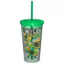 Teenage Mutant Ninja Turtles Attack Pose Cup with Straw - 20 oz. at Spencer's