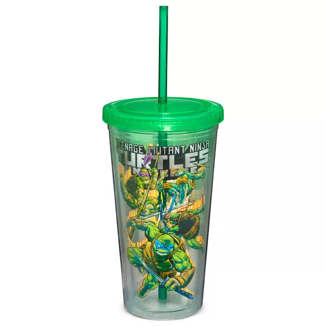 Teenage Mutant Ninja Turtles Attack Pose Cup with Straw - 20 oz. at Spencer's