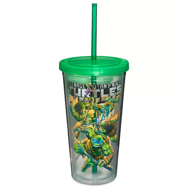 Teenage Mutant Ninja Turtles Attack Pose Cup with Straw - 20 oz. at Spencer's