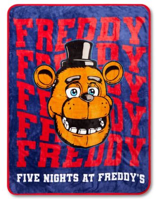 Freddy Fazbear Fleece Blanket Five Nights at Freddy s Spirithalloween