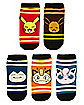 Multi-Pack Pokémon No Show Socks