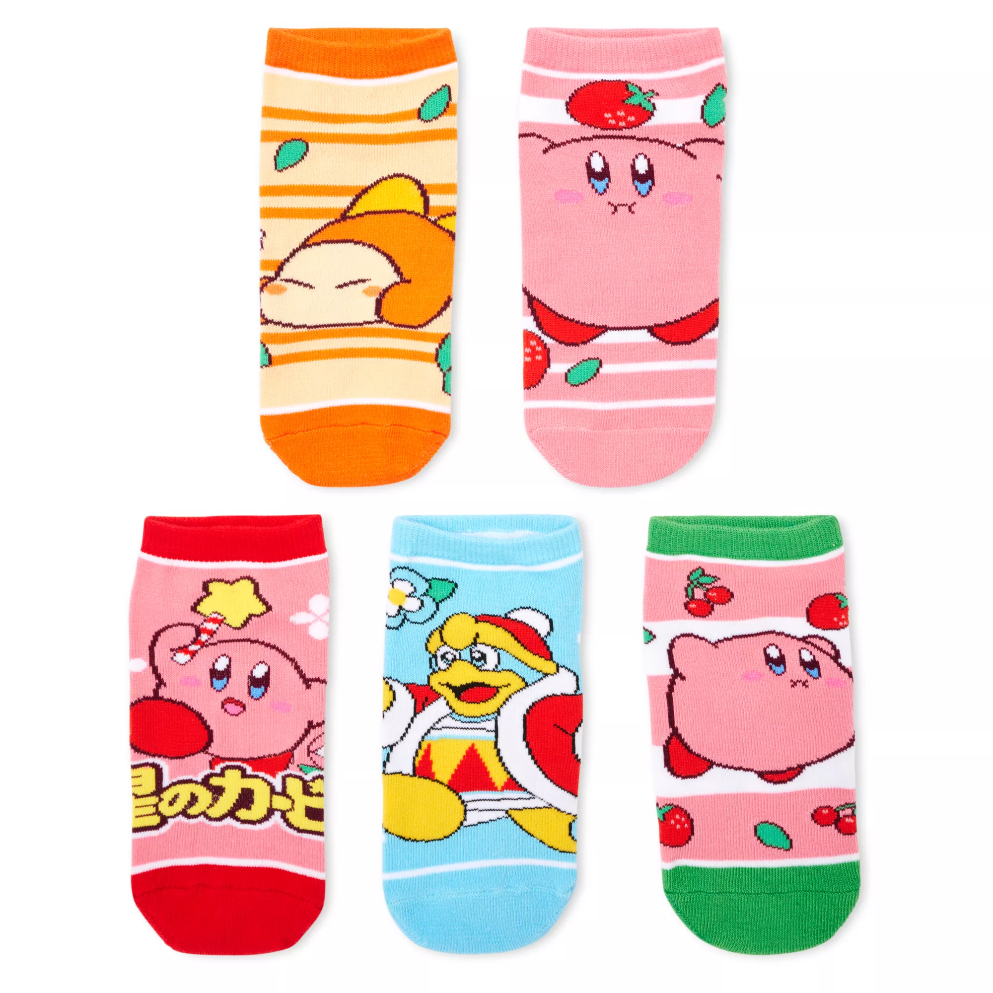 Multi-Pack Kirby Ankle Socks - 5 Pair at Spencer's