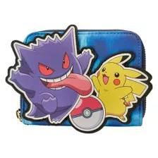 Loungefly Pikachu x Gengar Zip Wallet - Pokémon at Spencer's