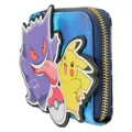 Loungefly Pikachu x Gengar Zip Wallet - Pokémon at Spencer's