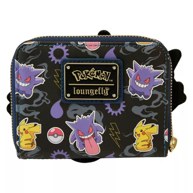 Loungefly Pikachu x Gengar Zip Wallet - Pokémon at Spencer's