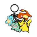 Pokémon Characters Multi-Charm Keychain at Spencer's