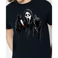 Ghost Face Middle Finger T Shirt at Spencer's
