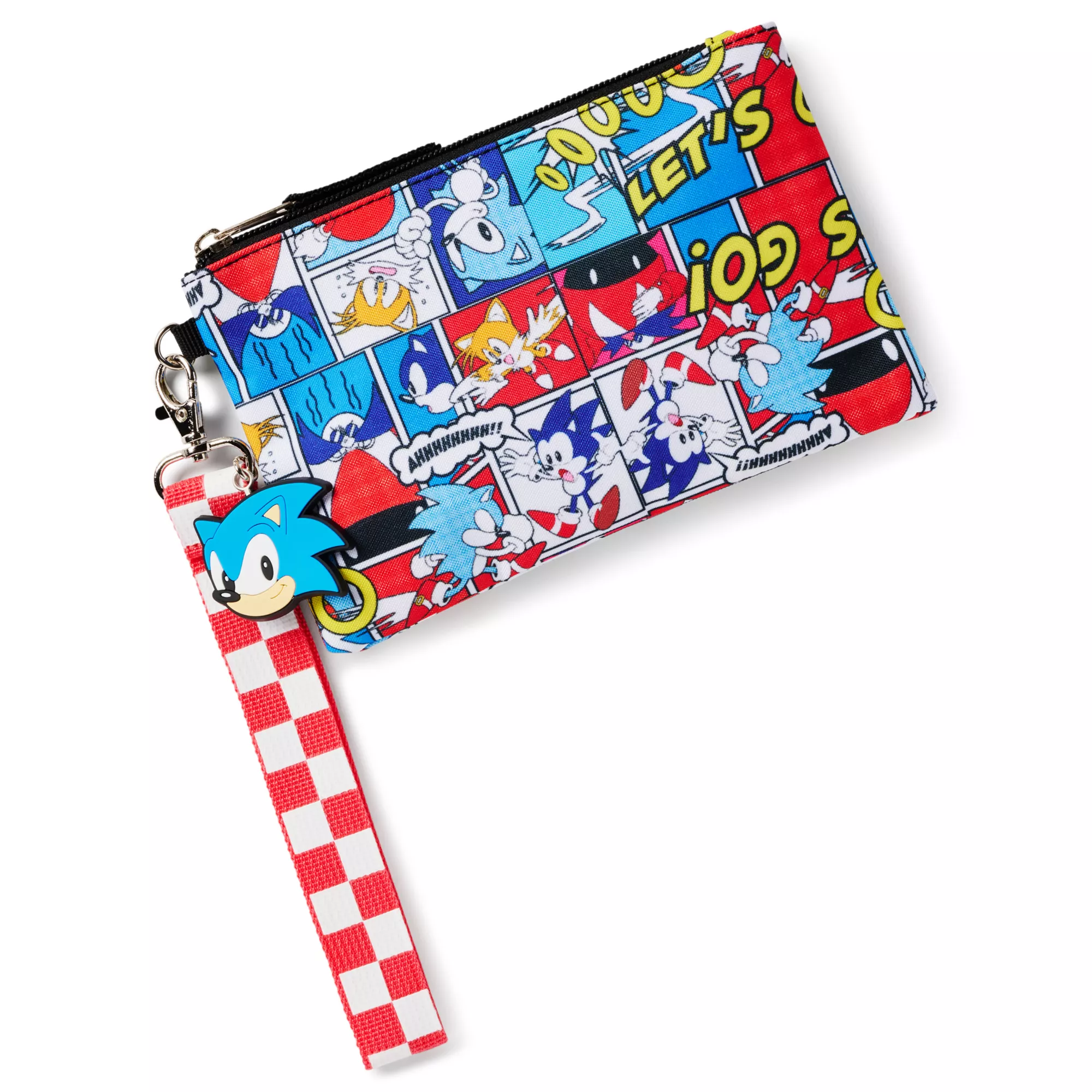 Sonic Cartoon Wristlet - Sonic the Hedgehog at Spencer's