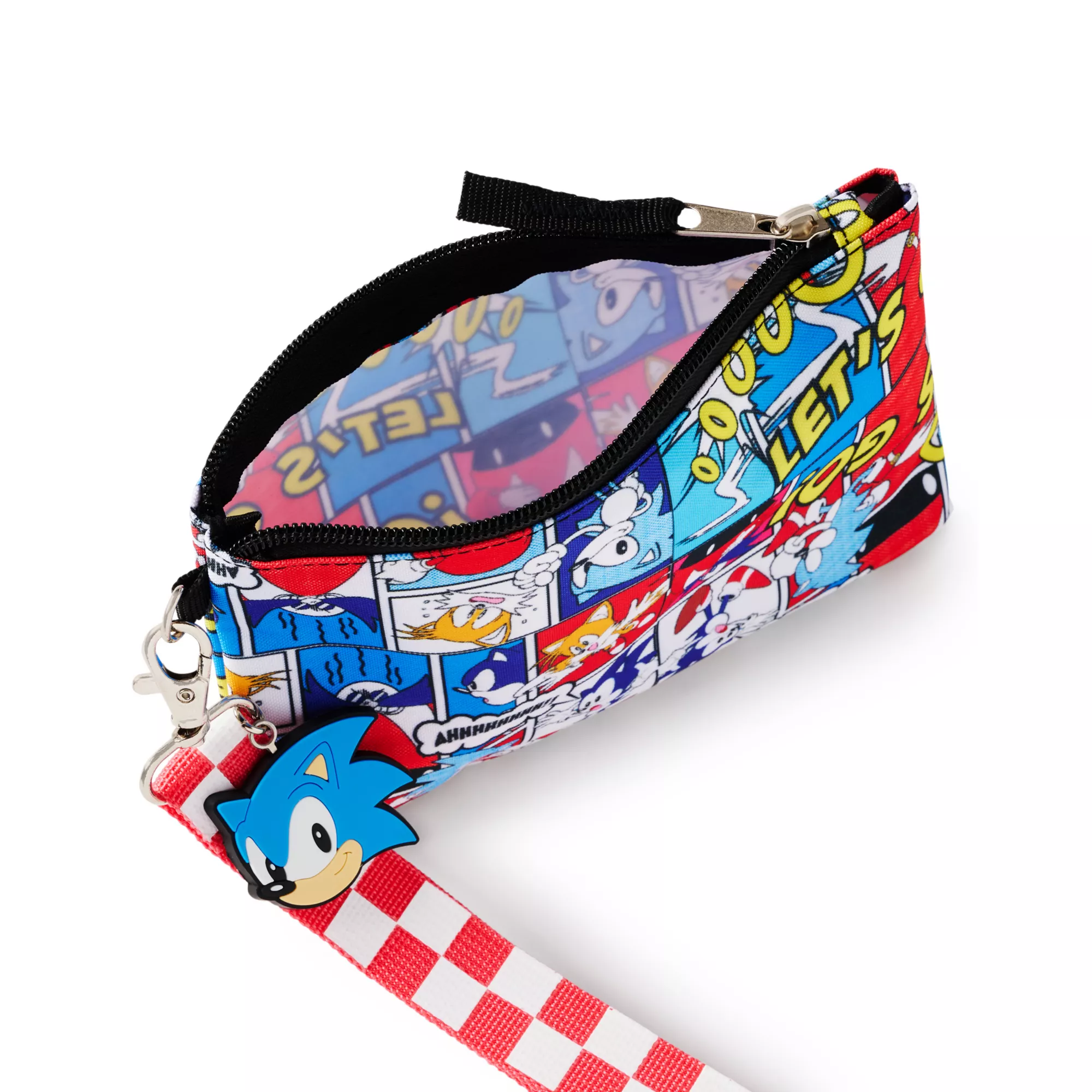Sonic Cartoon Wristlet - Sonic the Hedgehog at Spencer's