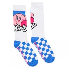 Multi-Pack Kirby Crew Socks 3 Pack at Spencer's