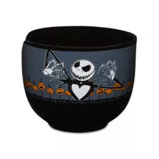 Jack Skellington Pumpkin Bowl with Chopsticks - The Nightmare Before Christmas at Spencer's