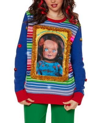 Girls light hotsell up christmas sweater