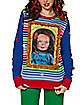 Light-Up Lenticular Chucky Christmas Sweater