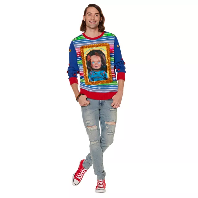 Chucky christmas sweater best sale