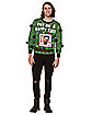 Light-Up Happy Face Leatherface Christmas Sweater - Texas Chainsaw Massacre