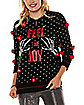 Light-Up Feel the Joy Christmas Sweater