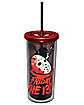 Friday the 13th Cup with Straw 20 oz. - Friday the 13th