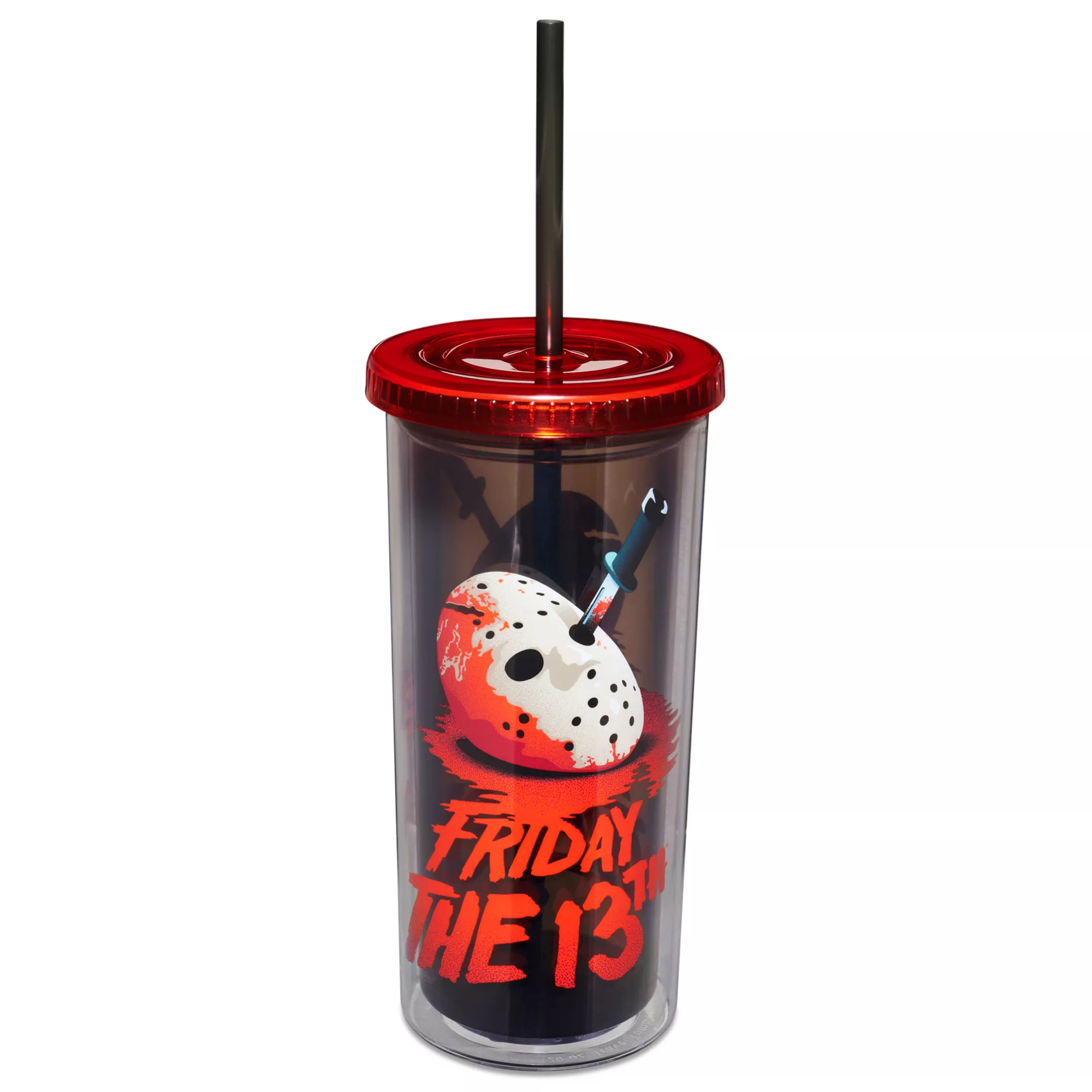Friday the 13th Cup with Straw 20 oz. - Friday the 13th at Spencer's