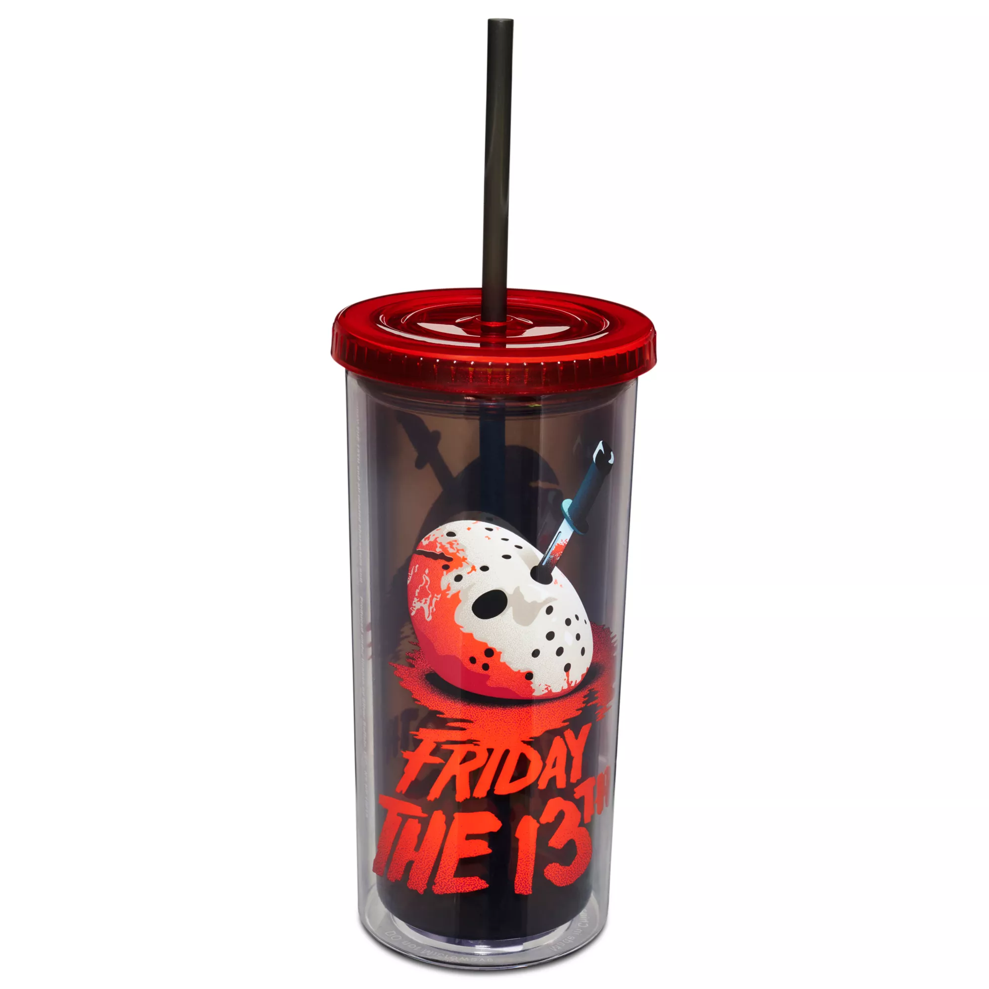 Friday the 13th Cup with Straw 20 oz. - Friday the 13th at Spencer's