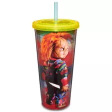 Chucky Cup with Straw - 20 oz. at Spencer's