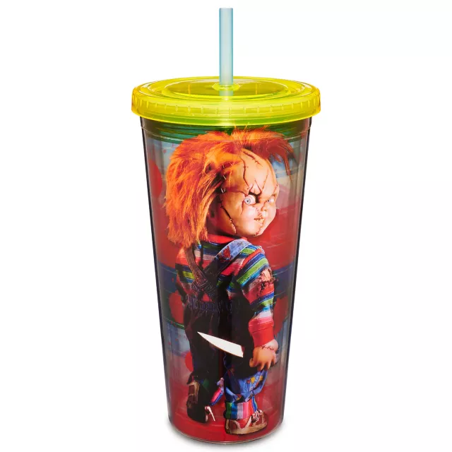 Chucky Cup with Straw - 20 oz. at Spencer's