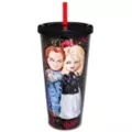 Crazy In Love Chucky and Tiffany Cup with Straw - 20 oz. at Spencer's