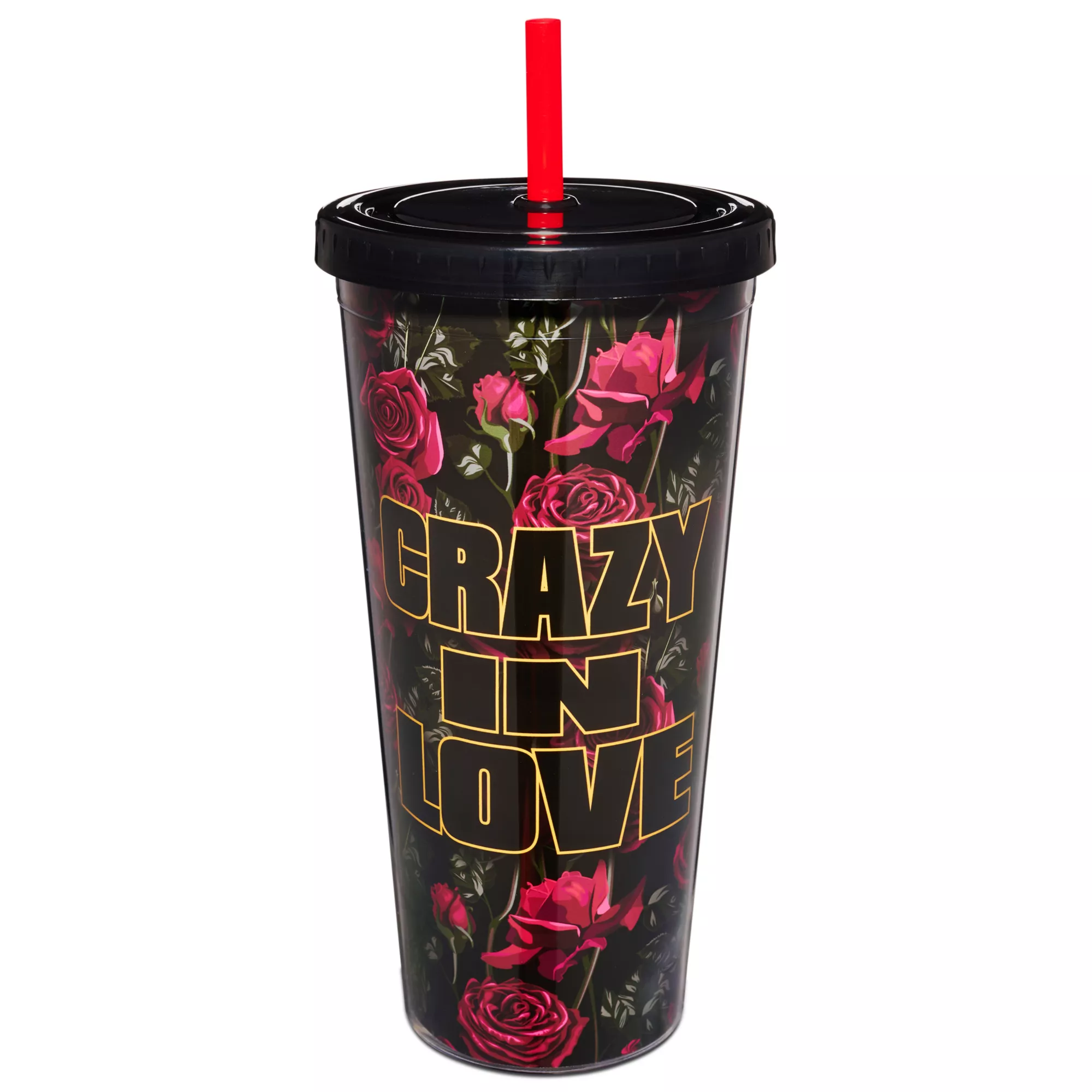 Crazy In Love Chucky and Tiffany Cup with Straw - 20 oz. at Spencer's