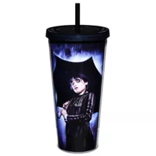 Wednesday Umbrella Cup with Straw - 20 oz. at Spencer's